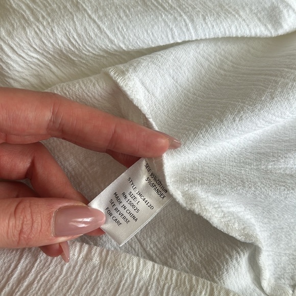 Emory Park White Long Sleeve Dress - Picture 6 of 8